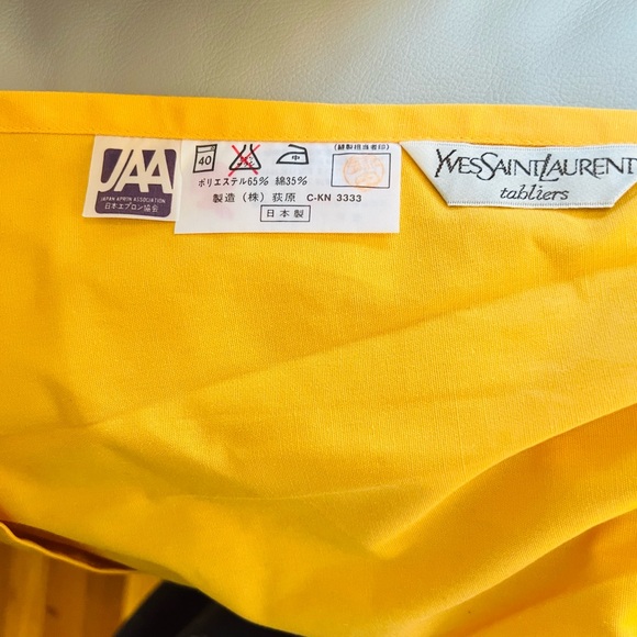Yves Saint Laurent Tabliers Japan Apron Association YSL - Picture 3 of 3